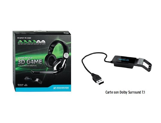 Micro-Casque gaming SENNHEISER PC333D Pas Cher
