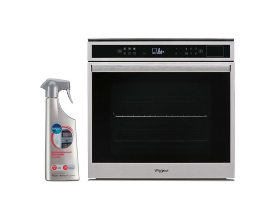 Four pyrolyse encastrable inox 73l multifonction chaleur pulsée 6eme