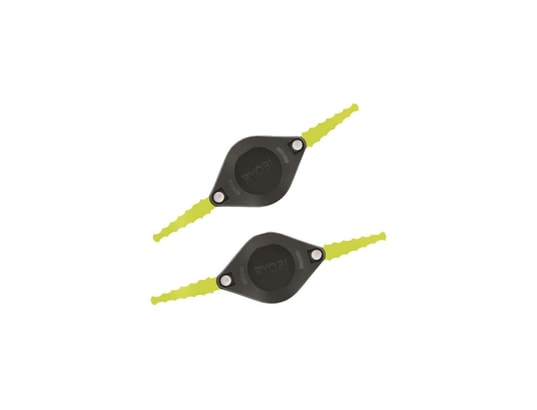 Tête Double Lames Ryobi Pour Coupe-Bordures - Spéciale Herbes Épaisses + 10 Lames Rechange
