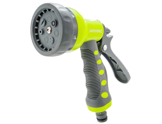 Pistolet D'Arrosage Jardibric Double Gomme Jet Réglable Gamme