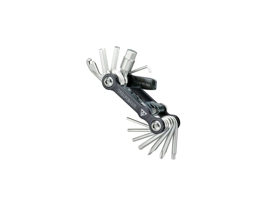 Outil Multifonction Pliable Topeak Mini 6 - 6 Outils Dont Clés Allen Et Tournevis - Noir/argent