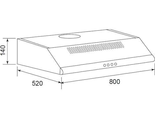Airlux AHC840IX afzuigkap onderdelen