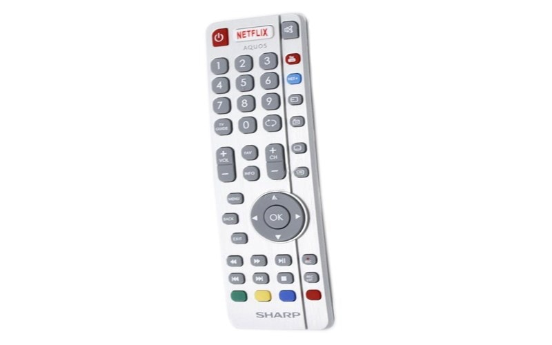 Télécommande Origine Pour Sharp Aquos SHWRMC0116 / 0117 - Avec Netflix, Fréquence 433 MHz, Neuf