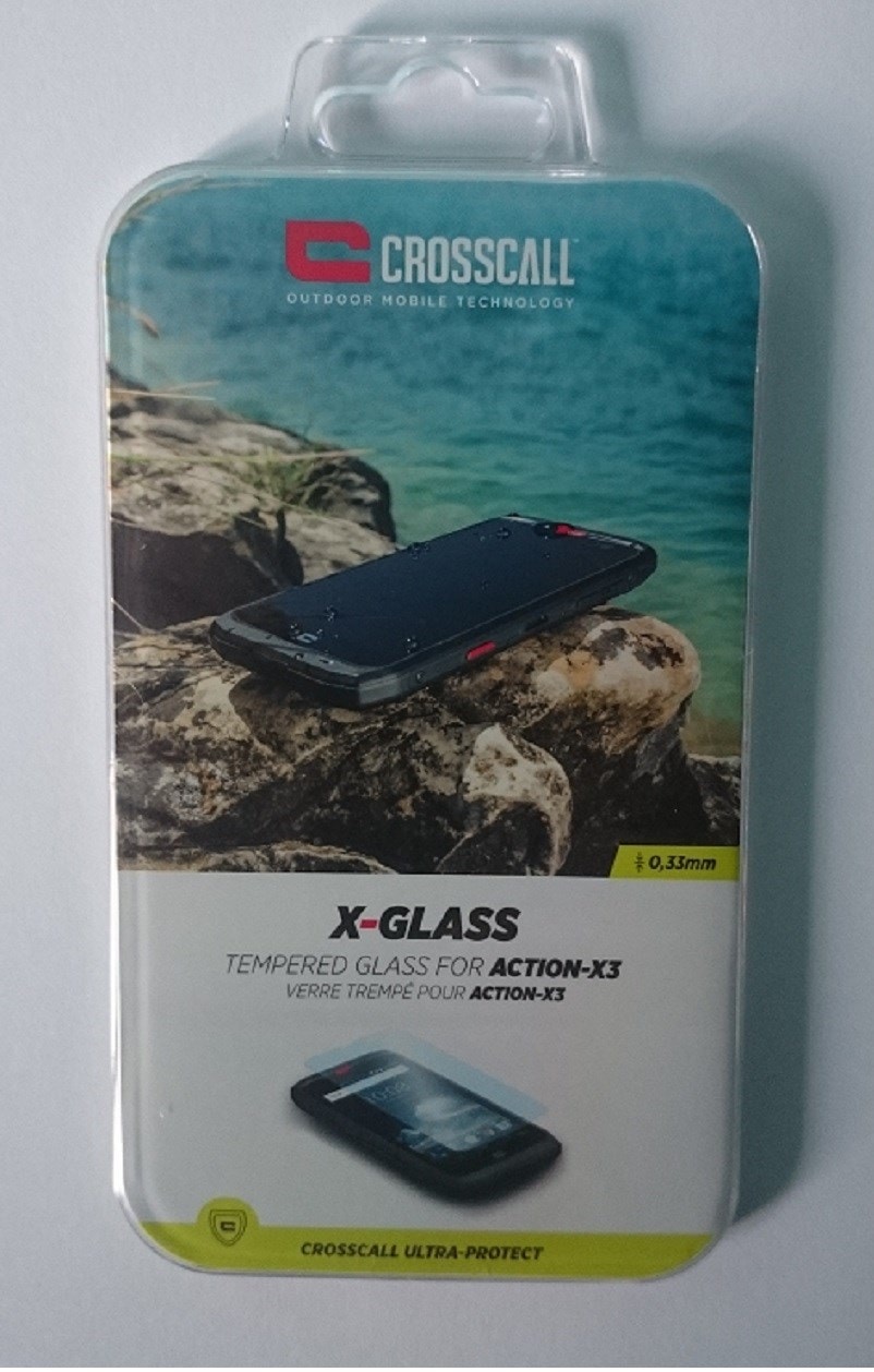 Protecteur D'écran AtFoliX Pour Crosscall Action X3 - Verre Hybride 9H, Anti-chocs, Facile à Poser