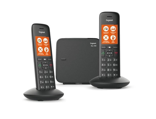 Téléphone fixe sans fil Gigaset C570 Duo Noir SIEMENS GIGASET c570duo