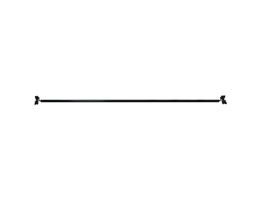 Tringle à Rideau Déco Extensible 80-110cm - Folia Blanc Fer Forgé - Style Moderne