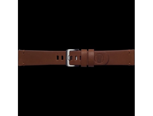 Sabots en cuir avec accessoire doré et talon 12 - Made in Italy - M7131 CUOIO - France