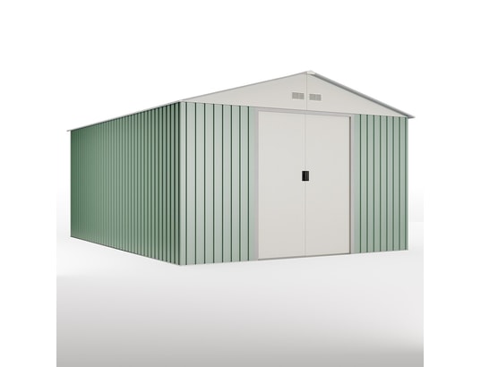 Coffre De Jardin Hoggar 720L - Rangement Extérieur Acier Galvanisé, Garantie 10 Ans