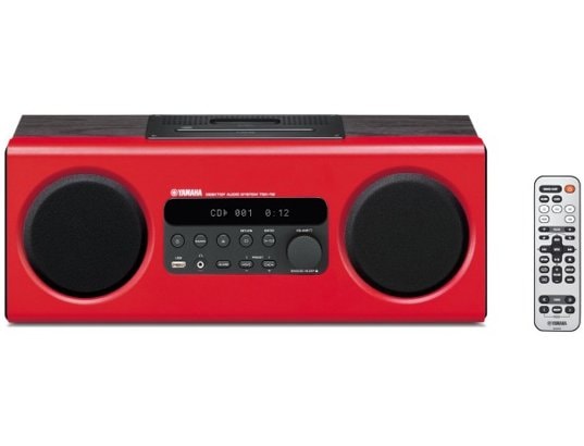 Micro chaîne hifi YAMAHA TSX-112 Rouge Pas Cher - UBALDI.com