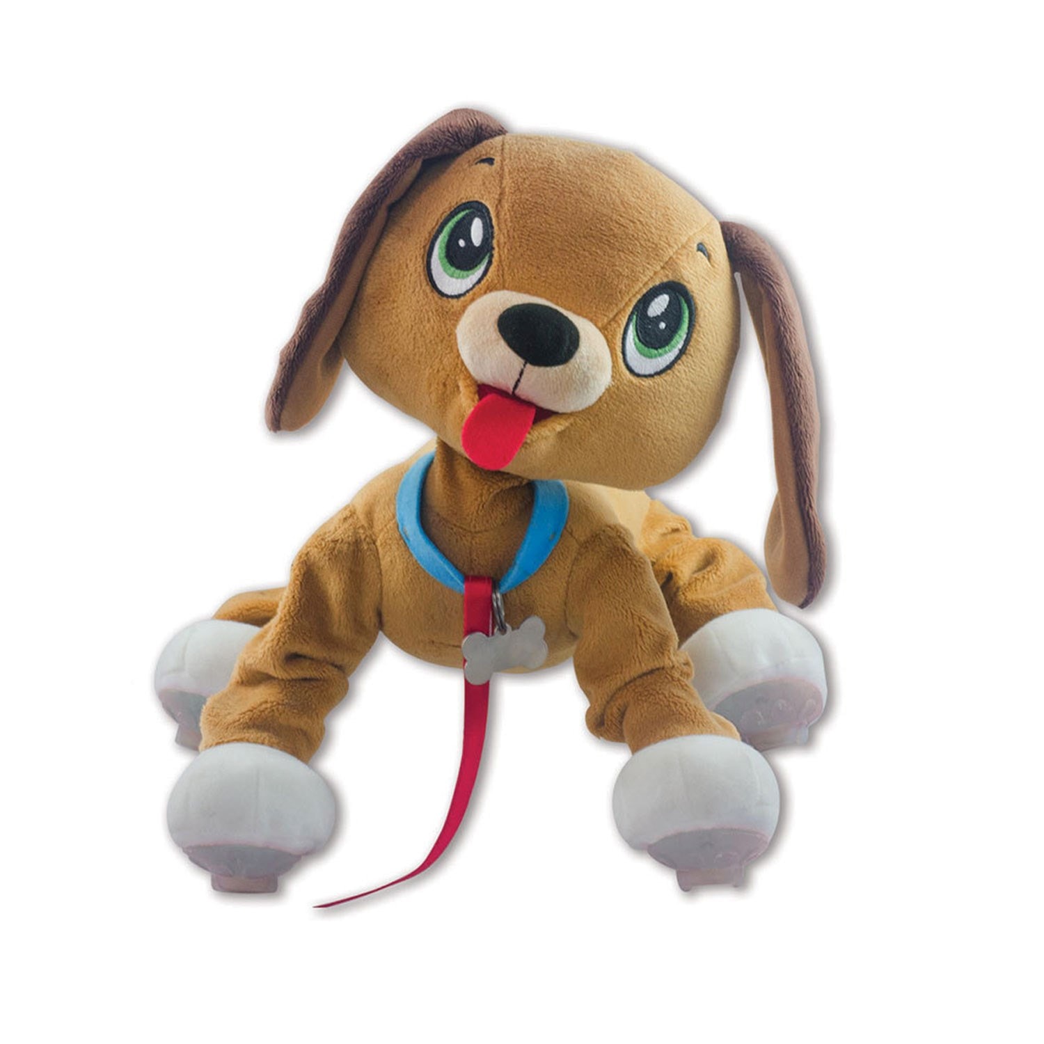 Peluche Les Toufous : Chien marron GIOCHI PREZIOSI Pas Cher - UBALDI.com