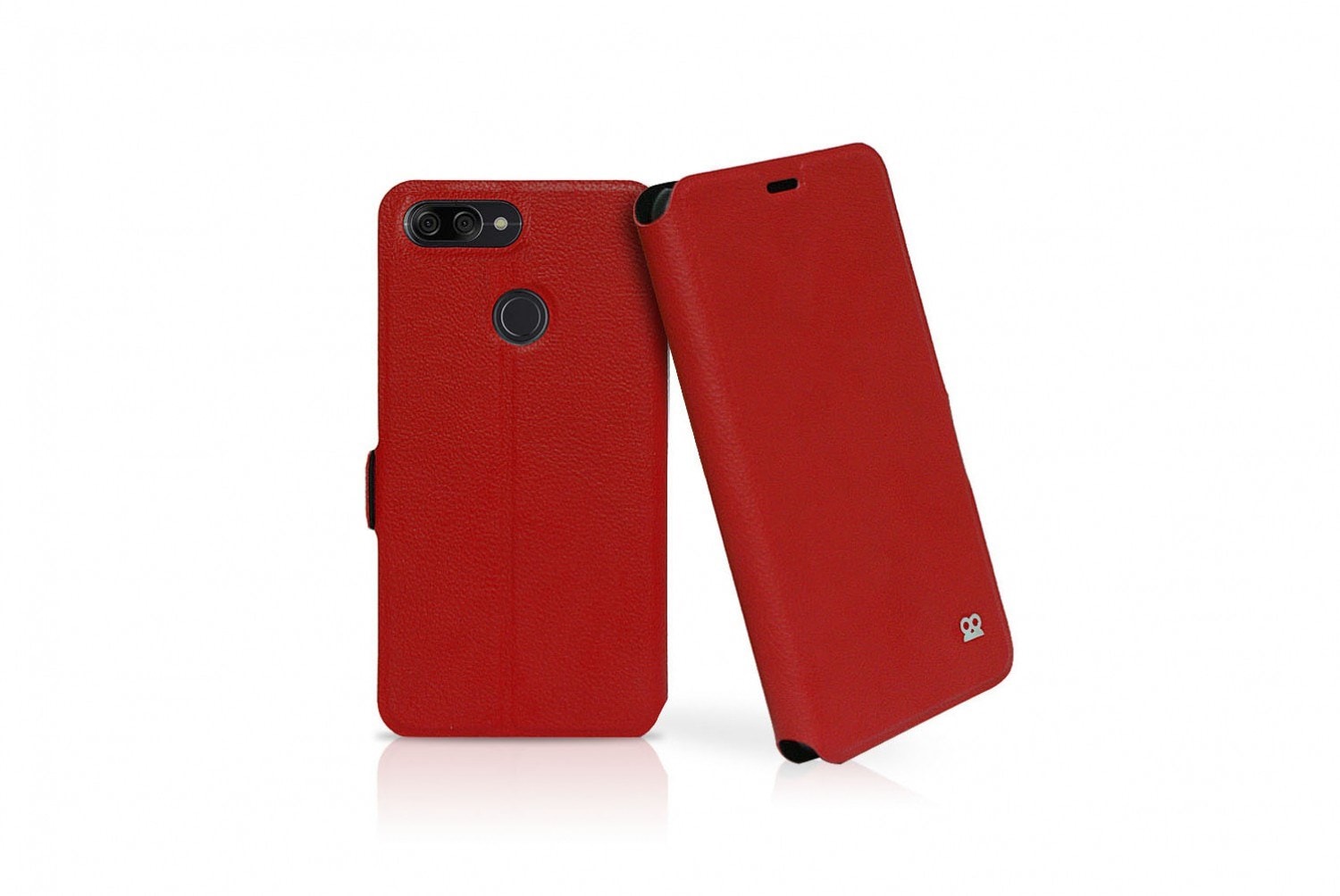 Ibroz Etui Folio Cover rouge pour Asus ZenFone Max Plus M1 ZB570TL IBROZ