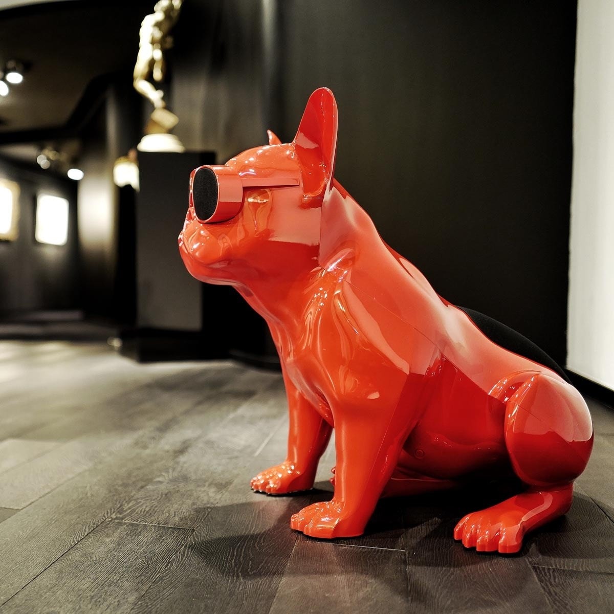 Enceinte Bluetooth AeroBull HD1 200W - Design Bulldog, Son 2.1 Stéréo Avec Subwoofer - Connectivité AptX, True Wireless, Entrée Line-in - 6
