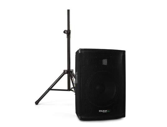 Enceinte Passive Ibiza Sound DISCO10B - 10 Pouces 400W, Trapézoïdale 3 Voies