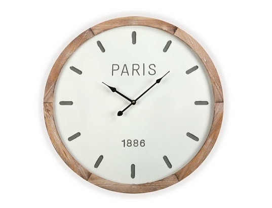 Horloge murale bois scandinave YESDEKO
