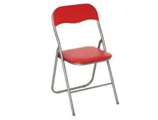 Chaise Pliante Paris Prix Five Basic - 79 Cm Noir - Métal Et Polyuréthane