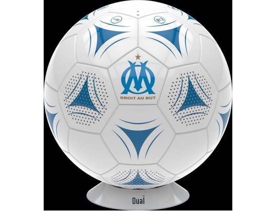 DUAL Enceinte Bluetooth Olympique de Marseille forme BALLON 