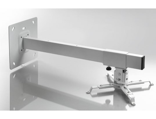 Support Mural Pour Vidéoprojecteur Celexon - Portée Jusqu'à 120cm - Charge 15kg - Inclinable Pivotant - Blanc - 11