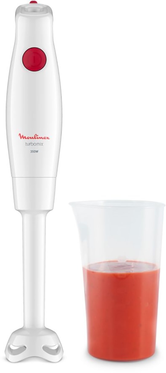 Moulinex Turbomix Plus Hand Blender - 350 W, 2 Blades, White