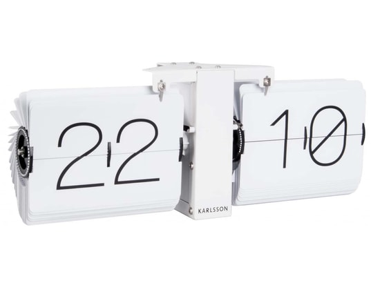 Horloge à Poser Trompe-l'œil Livres - Style Rétro Gris - Déco Bureau Originale 20x20x15 Cm