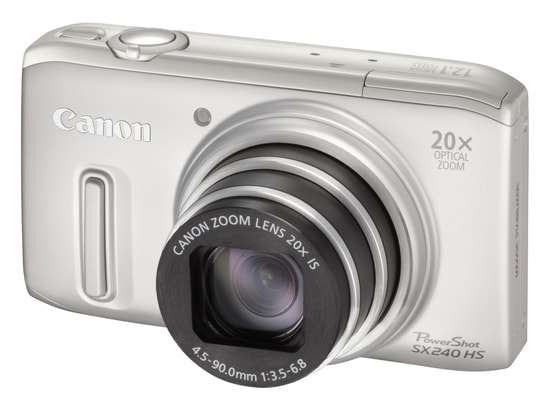 Canon PowerShot SX240 HS – Appareil Photo 12,1 MP, Zoom 20x, écran 3", Full HD, GPS Intégré – Noir