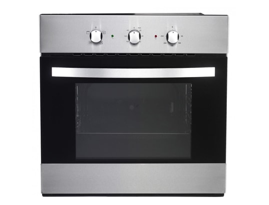 Four Encastrable LINKË 57 Litres - Chaleur Tournante, 4 Fonctions, émail Lisse - Profondeur 55 Cm, Classe A - Modèle LKFOE4X, Inox/noir
