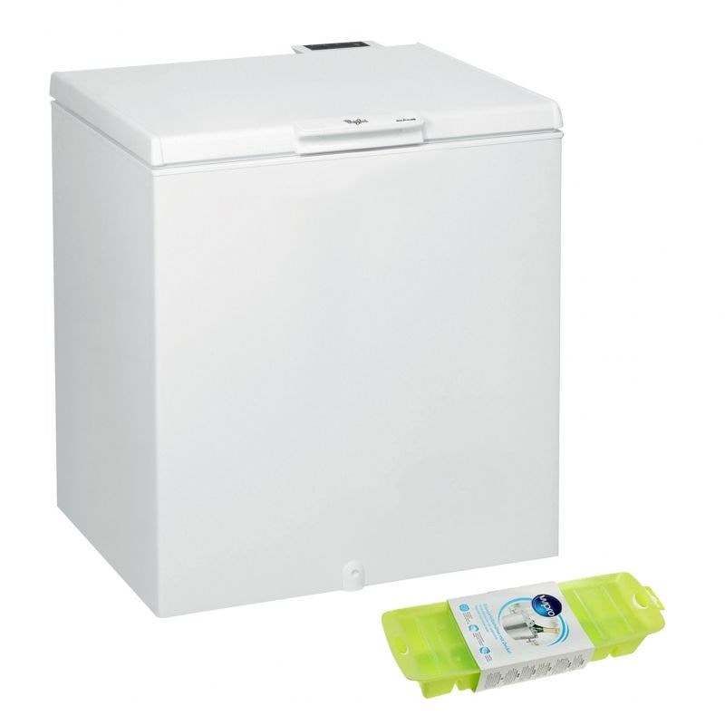 Congélateur Coffre Whirlpool WHE20112 - Blanc, Autonome - Capacité à Confirmer