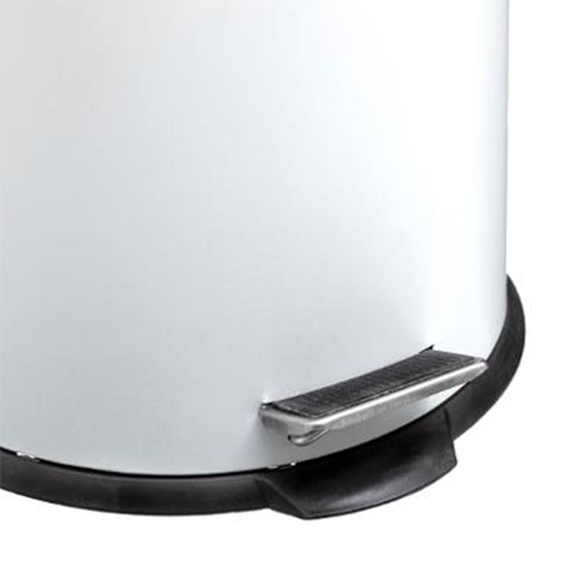 Poubelle à Pédale Softclose FIVE Simply Smart 3L | Blanc, Métal | Dimensions 17 X 20 X 24 Cm | Pour Bureau, Salle De Bain