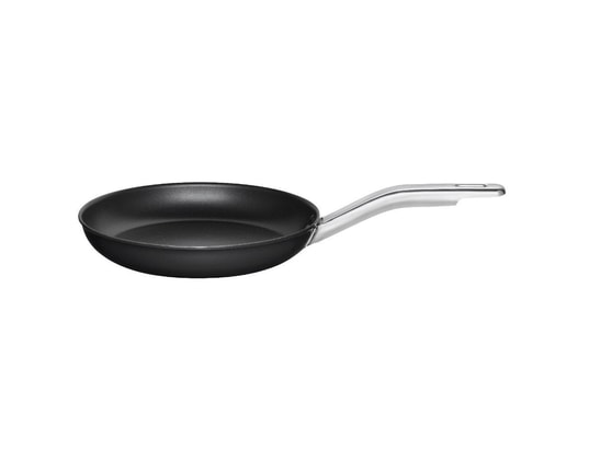 Poêle Fiskars Hard Face 28 Cm - Revêtement Antiadhésif Sans PFOA - Compatible Toutes Plaques - Manche Froid