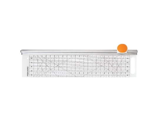 Combo Fiskars Cutter Rotatif Ø45mm + Règle 6x24" & Cutter Circulaire Tissu - 11 Tailles 2-12 Pouces