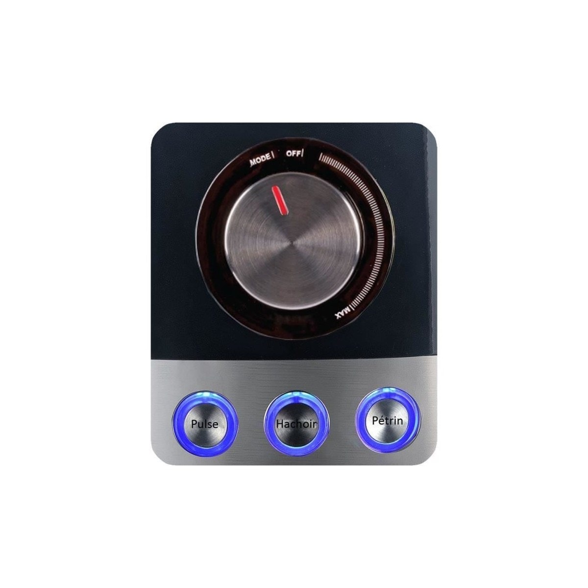 Robot Multifonction Continental Edison CERM1000B – 1000W, Bol Inox, Nombreux Accessoires, Noir