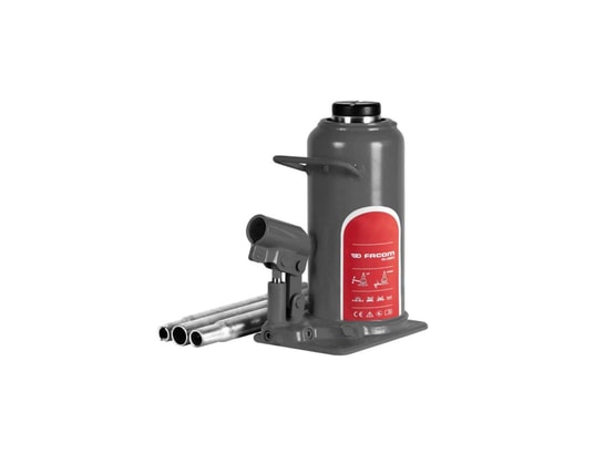 Cric Bouteille FACOM DL.20BTI 20 Tonnes - Usage Professionnel Intensif, Base Large Soudée