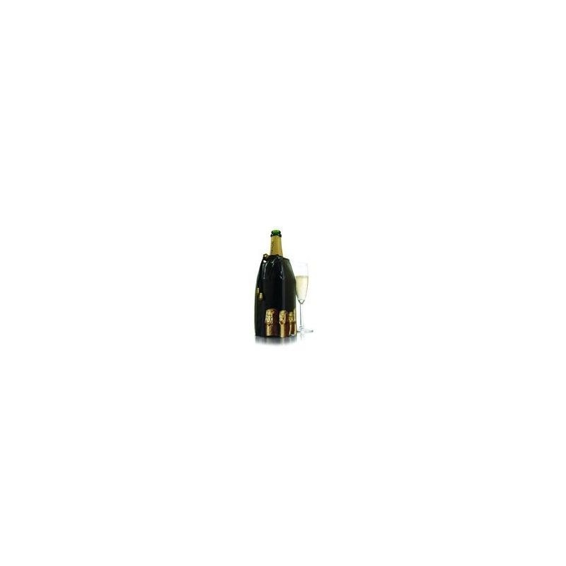 VACUVIN Rafraîchisseur à Vin Argenté - Active Cooler Wine - 7