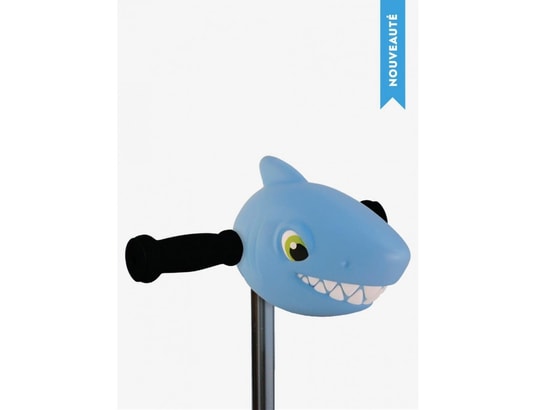 Scootaheadz Requin Bleu – Accessoire De Scooter Avec Poche Scootabagz Et Siège Scootaseatz Pour Peluche, Compatible Micro