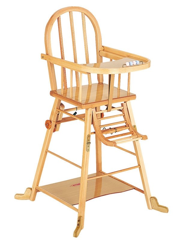 Pinolino Chaise Haute Combinée Lene - Transformable En Chaise Et Table - Bois Massif
