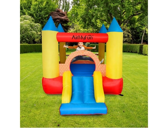 Château Gonflable Ballsea Avec Souffleur - Trampoline + Toboggan | 365x283x195cm | PVC Renforcé