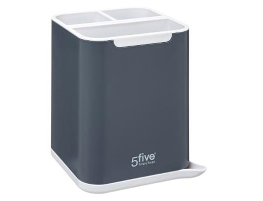 Paris Prix Five Simply Smart - Égouttoir Range-Couverts 46cm Blanc Design Moderne