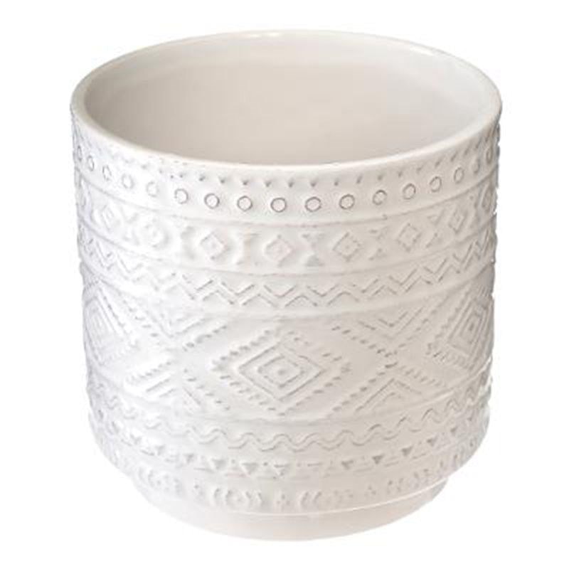 Vase Bouteille en Céramique Enya 28cm Blanc