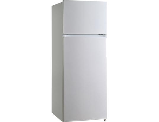 Réfrigérateur frigo simple porte blanc 321l froid brassé clayette