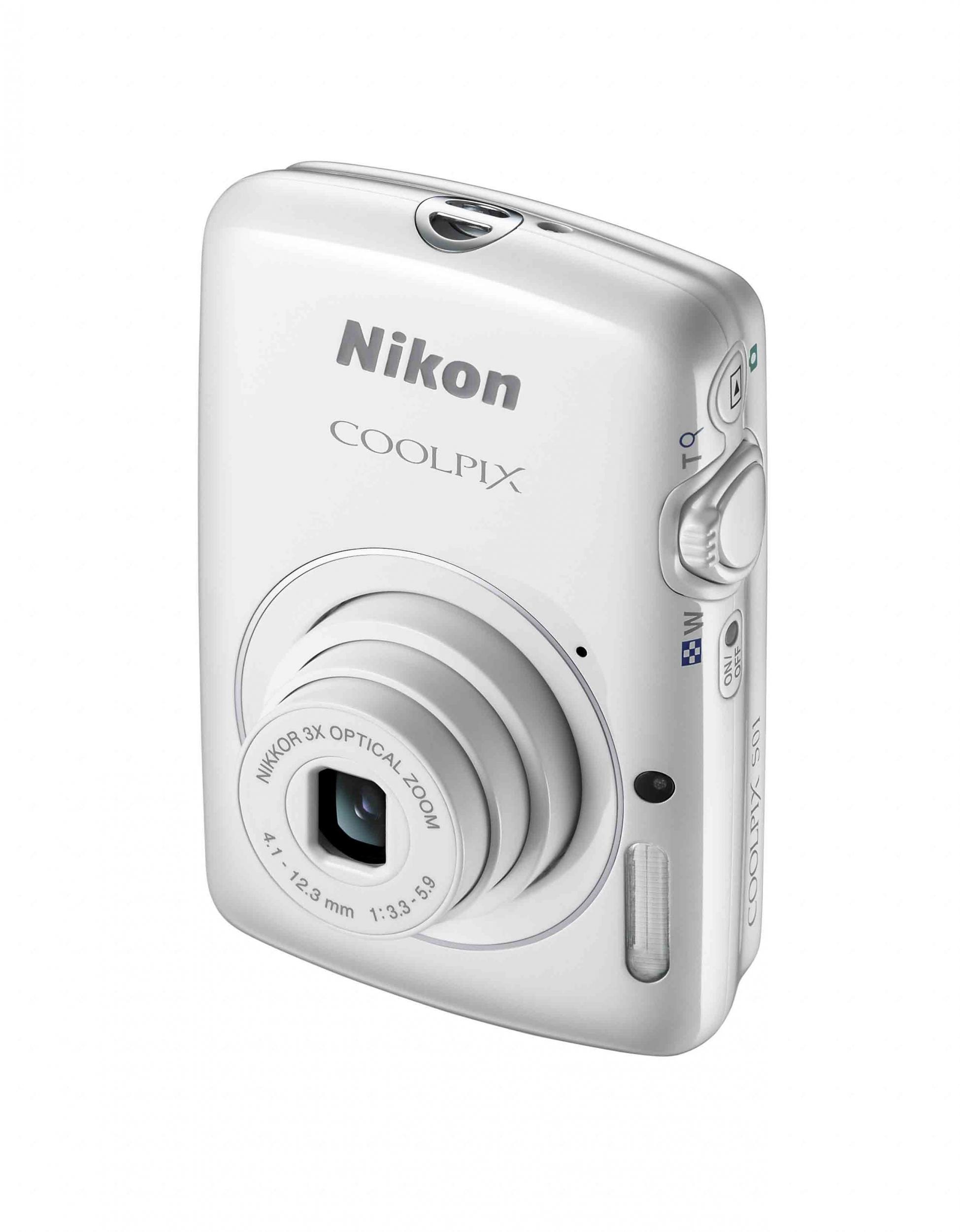 Appareil Photo Nikon Coolpix S6600 Occasion - 16 MP - Zoom 12x - Blanc - Fonctionnel