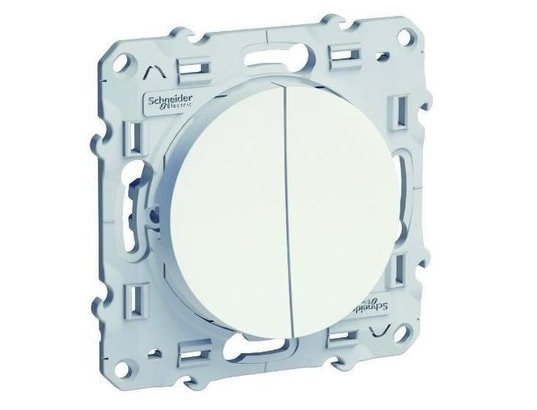 s530283 - Odace Schneider Electric - interrupteur à carte - alu
