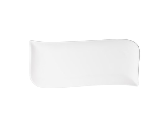 Plat Rectangle Melody TABLE PASSION – Porcelaine Blanche – 48 X 19,5 Cm – Lave-vaisselle Et Micro-ondes