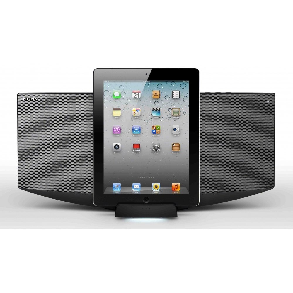 Micro chaîne hifi SONY CMT-V50iP Noir Pas Cher - UBALDI.com