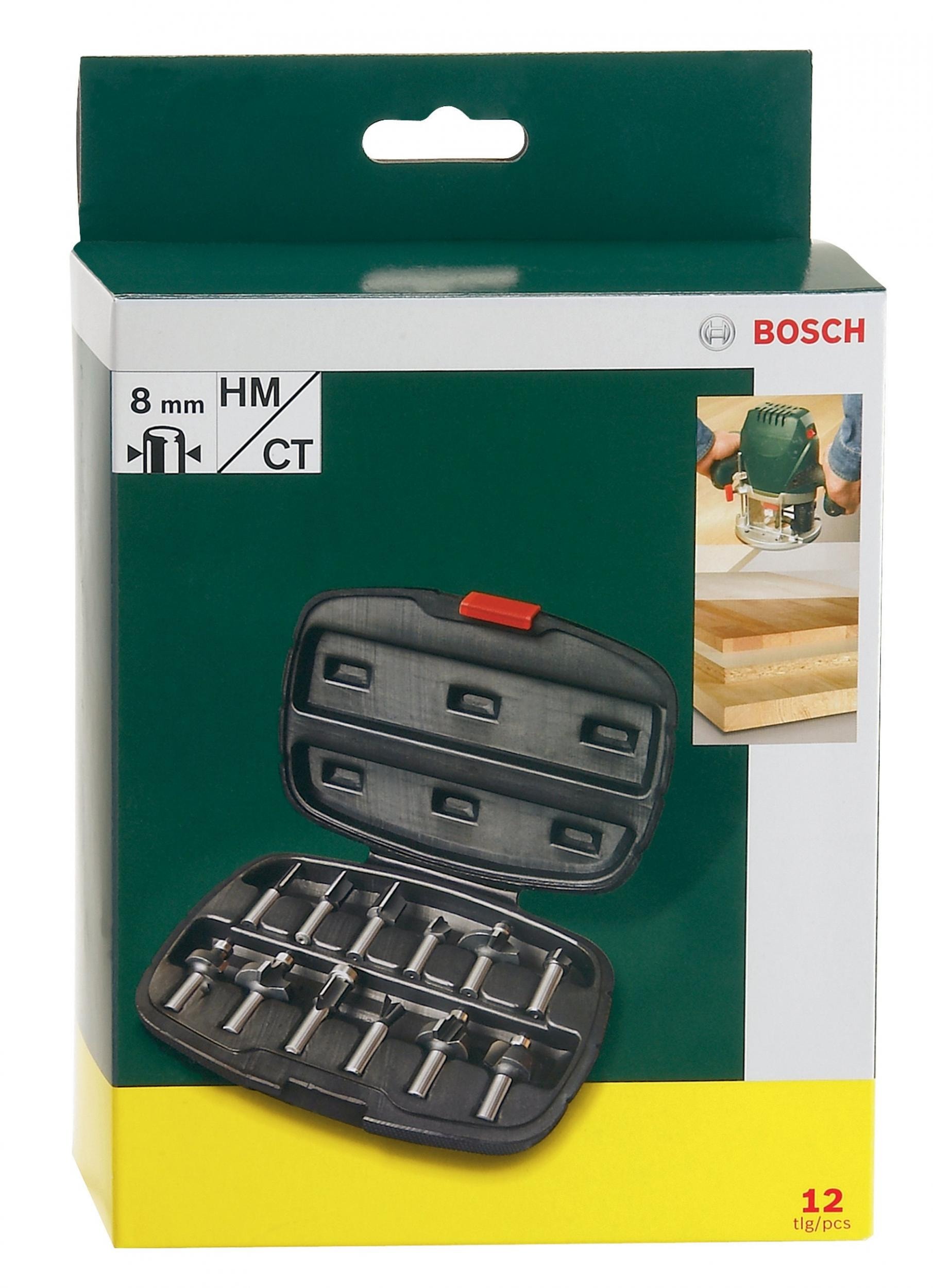 Coffret 15 Fraises Bosch Professional - Queue 6mm - Gris - Neuf