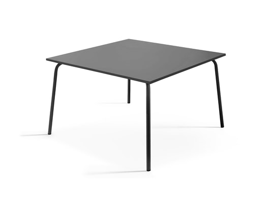 Table De Jardin Carrée Palavas En Métal - 70x70x72 Cm, Vert Cactus, Résistante Aux Intempéries - Pour Terrasse Ou Jardin - 7