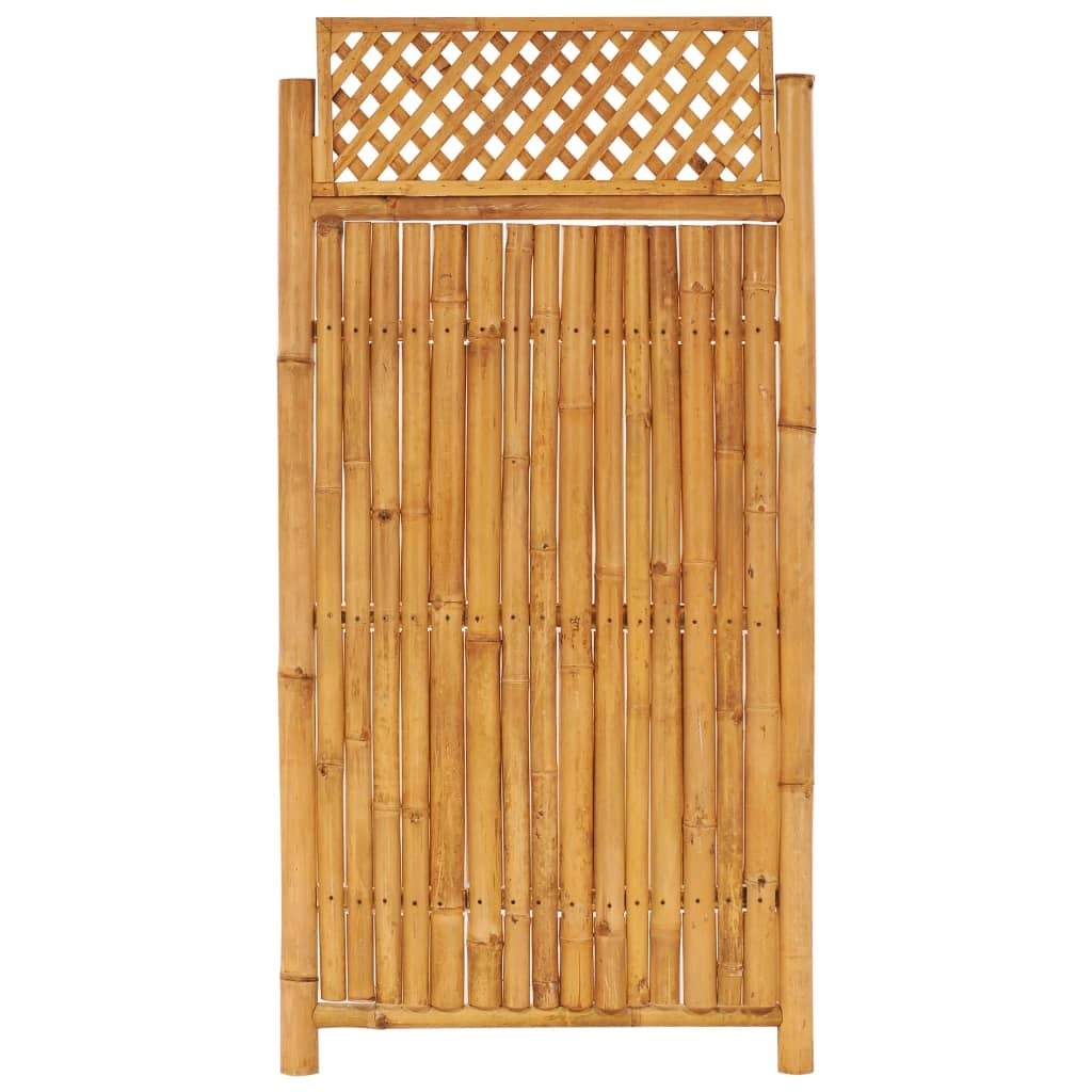 Vidaxl Panneau De Clôture De Jardin Avec Treillis Bambou 90x180 Cm Vidaxl