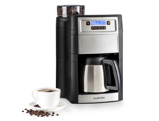 Cafetière Klarstein Aromatica II Avec Broyeur - Carafe Isotherme 1.25L, Programmable