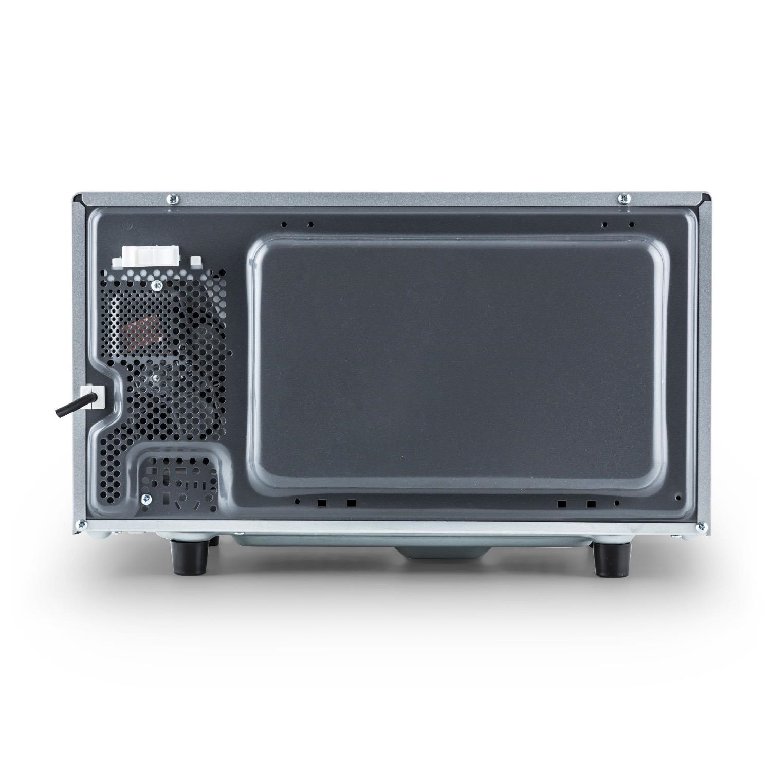 Four Micro-ondes Klarstein 800W Avec Gril - Design Vintage Inox, 20L | 8 Programmes Auto