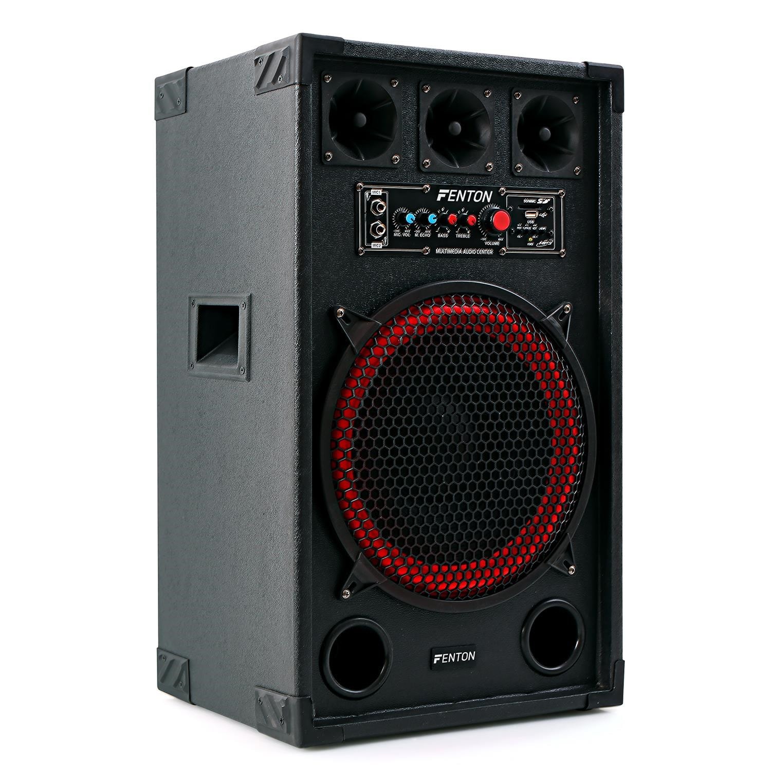 Enceinte Active Skytec 200W - Ampli Aérien Avec Branchement - Modèle AOR AR-DV1