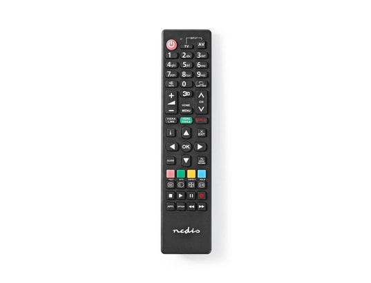 Télécommande tv universelle de remplacement compatible NEDIS TVRC41PABK