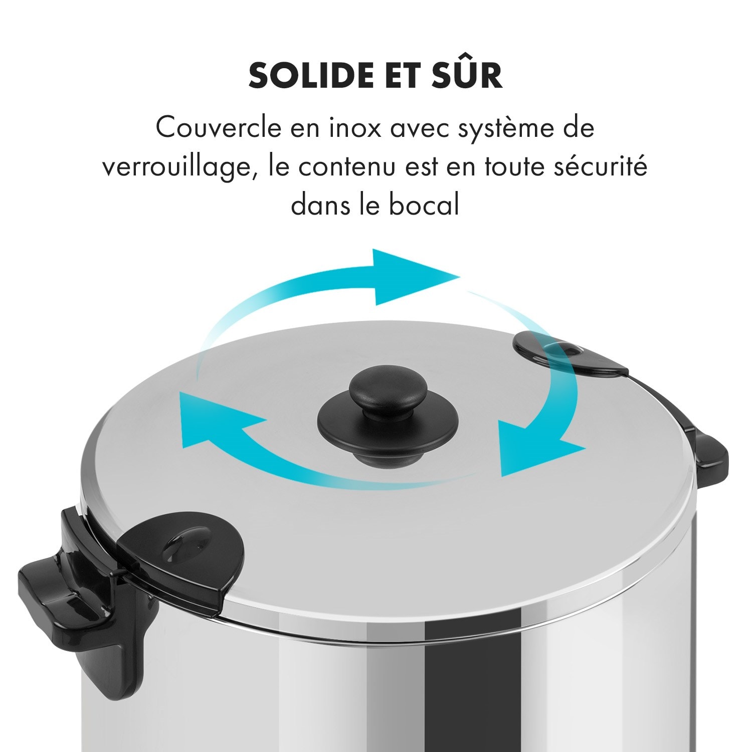 Stérilisateur Klarstein KonfiStar 50L Digital - Distributeur Boissons - 2500W - Inox